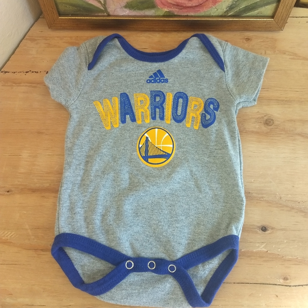 Adidas "Warriors" Baby 0-3M Onesie